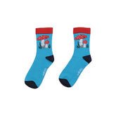 2 pairs of organic cotton socks with mushroom motif – sustainable, soft and breathable